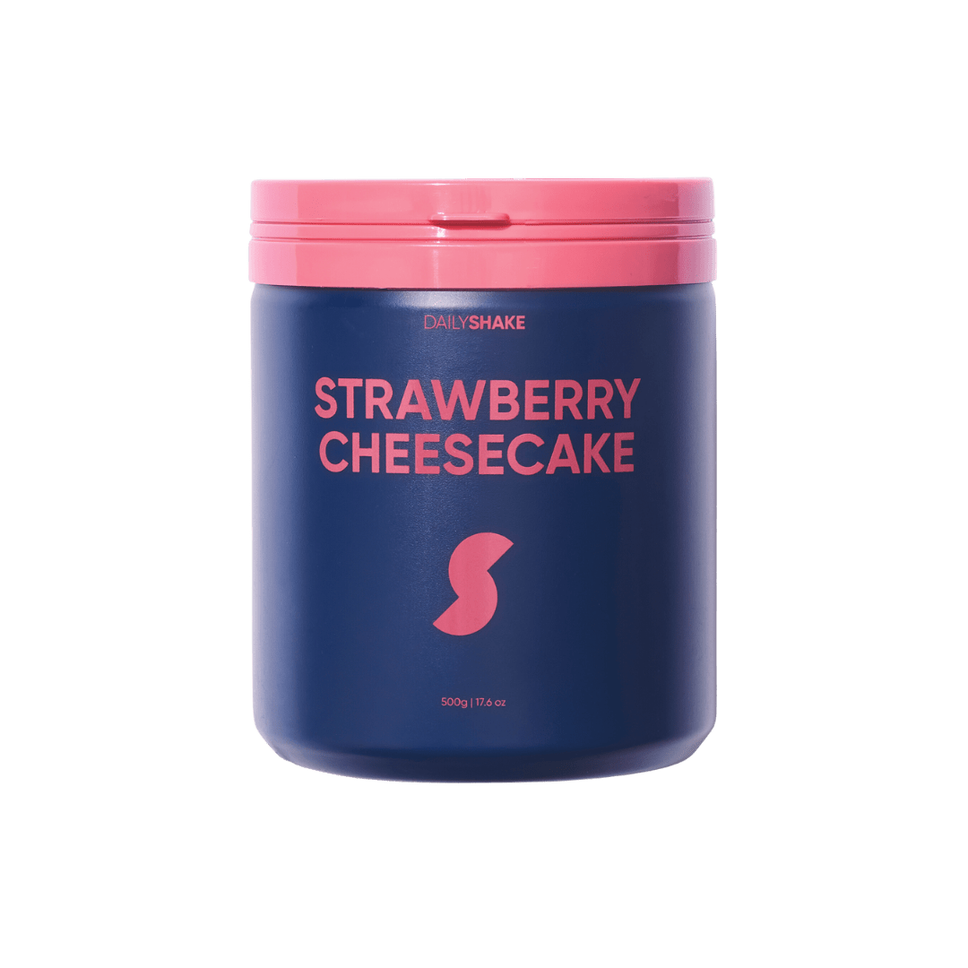 Strawberry Cheesecake Daily Shake - Premium Meal Replacement Shakes 500g Strawberry Cheesecake Jar 