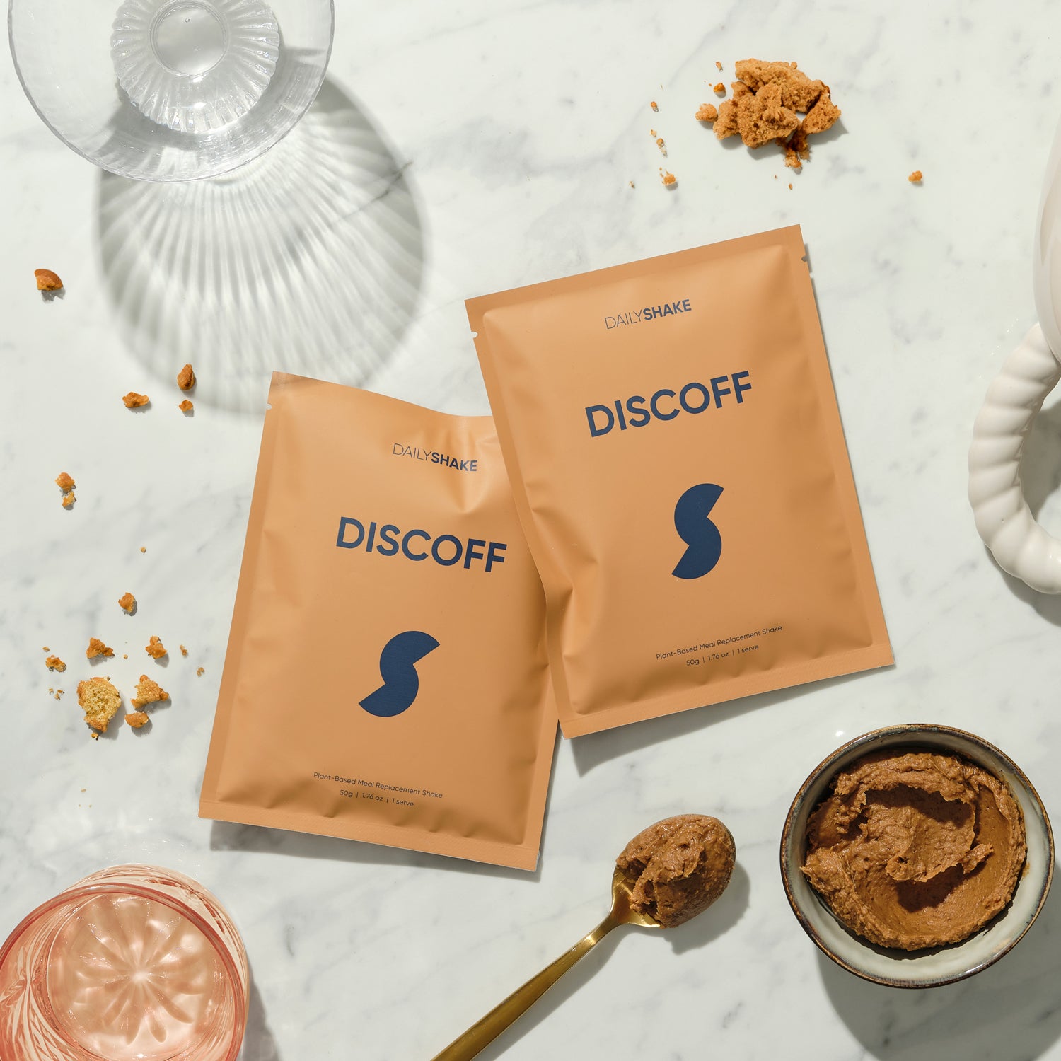 2 Single Sachets Discoff Lotus Biscoff Inspired Daily Shake 2 Single Sachets Discoff Lotus Biscoff Inspired Daily Shake
