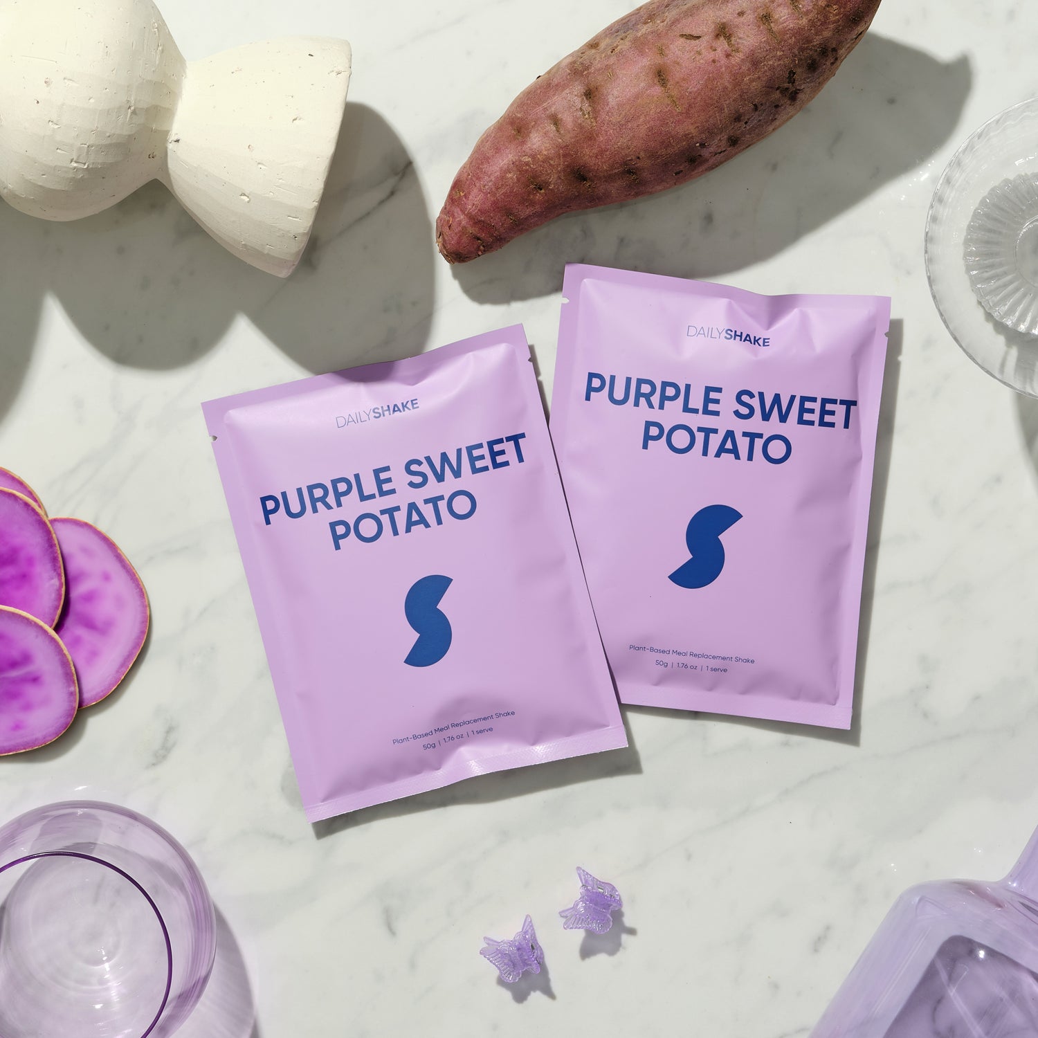 Purple Sweet Potato Single Sachet Pack - Daily Shake - Premium Meal Replacement Shakes