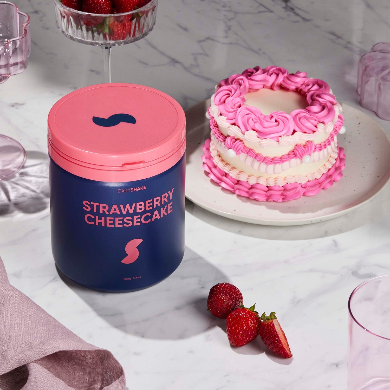 Strawberry Cheesecake Daily Shake powder