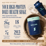 Baklava Daily Shake high-protein daily health shake with vitamins, minerals and fibre