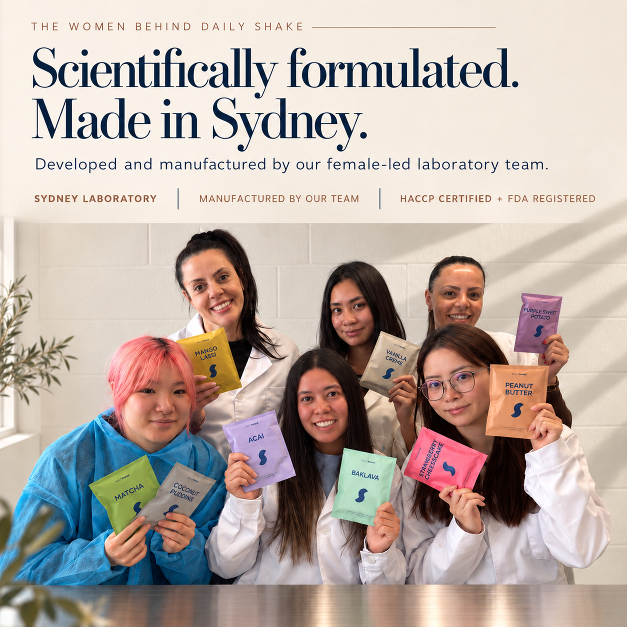 The women behind Daily Shake, scientifically formulated and manufactured in Sydney