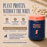 Peanut Butter Daily Shake plant protein with pea and faba beans, vegan and lactose free